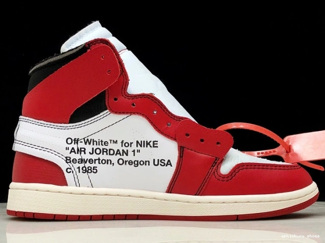 Rep Retro The 1 Jordan AA3834-101 Ten Air Off-White Chicago 0821